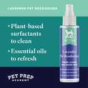 [1-Pack] Pet Spray Deodorizer - Cleans and Refreshes Your Pets Coat - Natural Dry Pet Shampoo - for Dog, Puppy, and More - Gentle, Long-Lasting Scent - Lavender - 8 Fl Oz