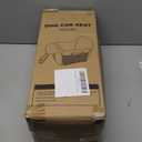 ALVOD Dog Car Seat for Small Dogs - Puppy Dog Booster Car Seat with Storage Pockets, Waterproof & Thickened Memory Foam Filling Up to 25lbs (Black)