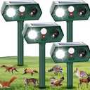 Raccoon Fortress Pro Outdoor, Deer Repellent with Motion Sensor & Strobe Light