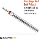 3/4" Boat Seat Pin Post, Lock-in Style Non-Threaded Pedestal Post for Marine Boat Seat Mounting, Aluminum Extension Pole for Pontoon, Fishing Boat, Bass Boat, and More