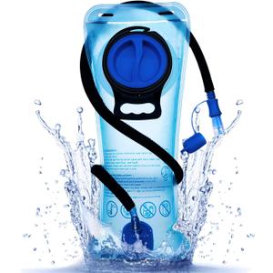 3L 2L 1.5L Hydration Bladder, Upgraded Leak Proof 50OZ/ 70OZ/ 100OZ 3 Liter Water Reservoir for Most Hydration Pack Replacement with Quick Release Insulated Tube & Auto Shut-Off Valve Outdoor