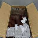 Wooden Hangers 30 Pack,Clothes Hanger for Daily Used,Coat Hanger for Closet,Heavy Duty Wood Hangers for Suit, Shirts, Jackets, Dress, Pant (Walnut)