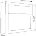 Elegance- Contemporary Designer Mailbox in Powder-Coated Black