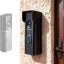 Anti-Theft Doorbell Coverd Mount Bracket for Ring Wired Doorbell Pro 3rd Gen 2025 4K, Both Drill & No Drill Aavailable with Security Screws