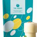 THE VEGAN Protein Powder | Vanilla Plant Based Protein | Non-GMO Soy Isolate with Probiotics | Dairy-Free | Low FODMAP | Low Cholesterol | 1kg (2.5 Pound (Pack of 1))
