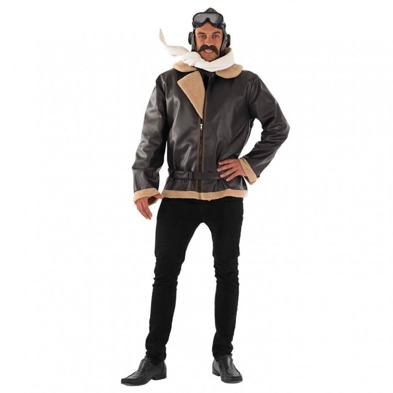 Mens WW2 Fighter Pilot Costume Size L
