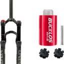 BUCKLOS 24 inch Straight MTB Air Suspension Fork & Bike Fork Star Nut Setting Install Tool with Star Nuts Introductory Version