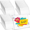 36 Pack Acrylic Picture Frame 5 x 7 Inch Display Stands Sign Holder Photo Booth Slanted Back Clear Self Standing Horizontal Stand L Shape Photo Frame for Collage Landscape Home Office Restaurant