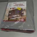 ZOBER Large Christmas Ornament Storage Box - Stores 80 3" Ornaments, With Dividers - With Large Compartment for Figurines, and Accessories, Durable Christmas Containers Holder, 4 Extra Pockets - Gray