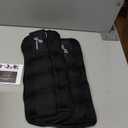 Sportneer Adjustable Ankle Weights 1 Pair 2 4 6 8 10 Lbs Leg Weight Straps for Women Men, Weighted Ankle Weights Set for Gym,Fitness, Workout,Walking, Jogging,1-5 lbs Each Ankle, 1 Pair 2-10 lbs (Black)