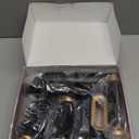 6 in 1 Air Styler Magic Hair Dryer Brush, Negative Ionic Blow Dryer Brush & 3 Heat Settings, Detachable Auto Curling & Straightening Volumizing, Frizz-Free Styling, Salon to Home Use (A-Black)