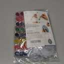 WorldBazaar Easter Egg Suncatcher Crafts for Kids 24 Sets April Bible Religious DIY Window Painting Art Suncatchers Decoration Easter Birthday Wedding Party Supplies