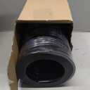 Bunk Wrap Kit Roll 16ft with Endcaps for Boat Trailer, 2"x4" Waterproof PE Synthetic Bunk Cover Replaces Carpet, Black