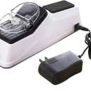 USB Electric Knife Sharpener Adjustable for Kitchen Knives Tool Knife Scissor Sharpening White Medium and Fine Grinding Blade