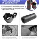 Bylikeho Crankshaft Pulley Removal Tool,Automotive Tool,Car Accessories Weighted Sockets,19mm Harmonic Balancer Socket,50mm Crankshaft Pulley Holder, Use to Install or Remove Engine Crank Bolts