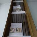 BUBOS Acoustic Wood Wall Panels,2 Pack 47.2 x 12.8 Wood Slat Wall Panels,Soundproof Wall Panels for Living Room,Bedroom,Kitchen & Offices, Natural Walnut