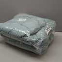 Chair Cushion, Chair Cushions for Dining Chairs, Chair Pads and Mat with Ties for Indoor Kitchen Seat and Desk (Aqua Blue, 4 Count - 17 x 16 in)