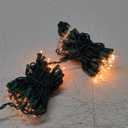 Enhon 3 Pack Twinkling Christmas Lights, 76.2 FT 72 of 300 Random Twinkle Bulbs, Christmas String Lights Connect up to 5 Set, Waterproof Outdoor Indoor Decorations (White)