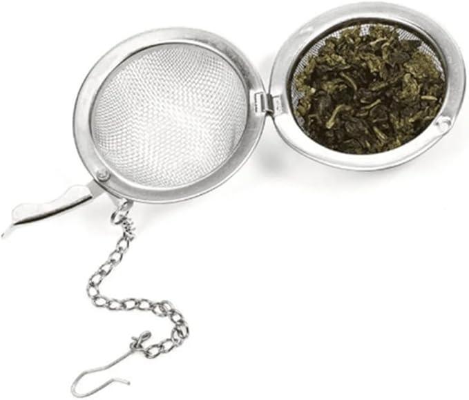 Stainless Steel Tea Ball Infusers 2-Pack - Two Sizes - One 2" and One 2.75" Tea Ball - Easy Clean, Durable Mesh Filter for Loose Tea, Tisanes, Herbs, Spices - Easy Flavor Extraction