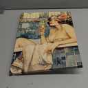 WWN Vintage Bathroom Canvas Wall Art Victorian Funky Woman in Bathtub Picture Wall Decor Trendy Champagne Bar Cart Decor Painting Poster Print for Bathroom Toilet Bar Home Decor,12x16in Wrapped Canvas (12L''x16W'')