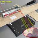 13" Rigid Core Vinyl Floor Cutter, Cuts SPC/LVP/LVT/WPC up to 9.5mm; Crack-free! Moveable blade for irregular corners, door jams, etc. -saves 30% time! Perfect for Pros & DIYers!