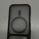 TOCOL for iPhone 17 Pro Case, Compatible with Magsafe, Full Camera Protection, Built-in Magnetic Ring, Drop Protection, Translucent Matte Phone Case for iPhone 17 Pro 6.3 inch (Black)