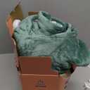 ESTINGO Electric Blanket Heated Throw, Extremely Soft Electric Throw Blanket with 4 Hours Auto Off & 5 Heating Levels, Heated Blanket Ideal Gift for Bedding Office Couch, 50"x60", Hunter Green