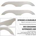 ECOTRIC RV Fender Skirt Replacement Tandem Trailer for RVs Campers and Trailers - White