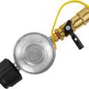 Magula Propane Quick Connect Adapter,1/4 in Propane Gas Grill Regulator with Quick Connect Fittings,Connect 5-50Lb Propane Tank to Grill,for heaters, Grills,Propane Regulator,RV Propane Regulator