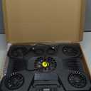 ChillCore Laptop Cooling Pad, RGB Lights Laptop Cooler 9 Fans for 15.6-19.3 Inch Laptops, Gaming Laptop Fan Cooling Pad with 8 Height Stands, 2 USB Ports - A21 Blue