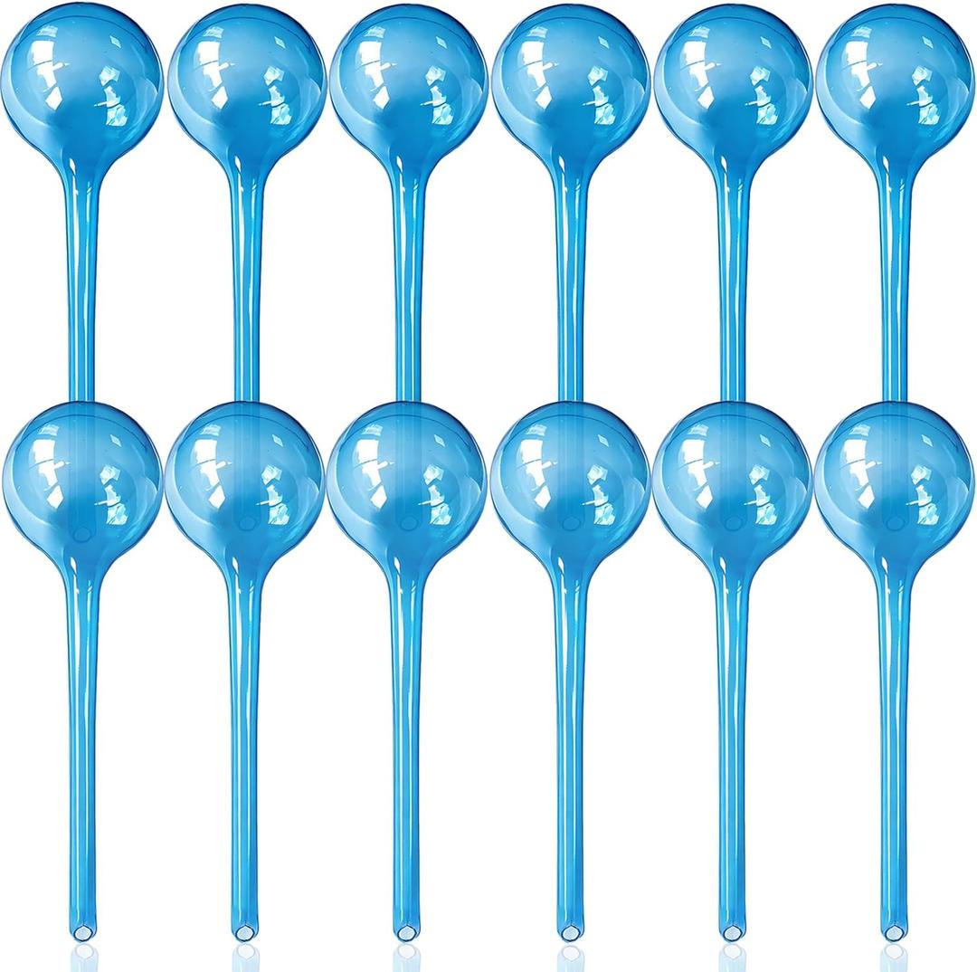 Large 12pcs Plant Watering Globes - Automatic Plant Watering Bulbs for Indoor & Outdoor Potted Plants, Durable Plastic Garden Watering Devices