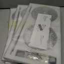 3 x OAOLEER Acrylic Necklace Holder Stand, Rotating Jewelry Organizer Display Tree Hanger Rack with 36 Hooks for Necklaces, Chain, Pendant, Bracelets, Ring (Tall 15.7 In)