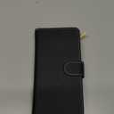 Asuwish Phone Case for Samsung Galaxy S23 FE 5G Zipper Wallet Magnetic Detachable Cell Cover with Tempered Glass Screen Protector Crossbody Lanyard Strap Card Holder Slot S 23 EF S23FE 23S Women Black