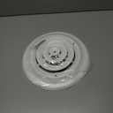 Therwen 1 PC 6 Inch Round Vent Cover, White Round Ceiling Diffuser with Screws HVAC Vent Duct Cover Replacement Exhaust Fan Covers for Home Office Kitchen Ventilation Use, Outer Dimensions: 9-15/16"