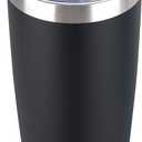 SUNWILL Travel Coffee Tumbler 20 oz, Insulated Mug with Lid, Stainless Steel Cup for Outdoor, Powder Coated Black