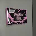 AISI HAIR Black Wig for Women, Long Wavy Lace Hairline Middle Part Synthetic Heat Resistant Wig for Daily Party-26 Inch