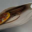 27 Pcs Wooden Christmas Pizza Slice Ornaments Pizza Decoration for Christmas Tree 3.15'' Food Ornaments with Hanging Ropes 0.08'' Thick Cute Xmas Gift for Food Lover Party Decoration