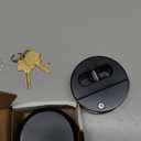 3 Pack Puck Locks for Trailers Keyed Alike 2-7/8 Hidden Shackle Padlocks Heavy Duty Solid Steel Trailer Door Lock W/6 Keys High Security Anti Theft Van Door Lock for Trucks Shed