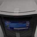 150ft Hose Hideaway Hose Reel, Gray - Retractable Automatic Rewind Garden Hose Reel for Outdoor Yard, Wall Mountable Hose Storage Holder with Compact Design