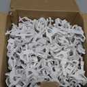 C7 C9 Christmas Lights Clips, 25 Count Holiday Lights Quick Spring Clips, Shatterproof Shingle and Gutter Clips for E12, E17 Socket, Rope Lights Roofline Fence Railing Mantel Christmas Trees, White