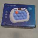 Intoypad Pop Game Light Up Fidget Toy for Kids, 6 Modes LED Screen Quick Push Controller Electric Fidget Popper Bubble Game Car Games Travel Activities Birthday Toys for Girls Pink