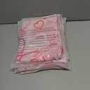 5 x Valentines Day Tablecloth Round 60 Inch,Pink Heart Table Cloth Water Resistant Washable Polyester Valentine's Day Table Cover for Kitchen Dining Table Party Decorations