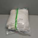 BEDELITE Fleece Throw Blanket for Couch - 300GSM Soft & Warm Fluffy Cream White Blanket, Decorative and Giftable Striped Blankets for Women, Men, 50"x60"