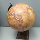 World Globe with Gulf of America  Official Updated Earth Globe Replacing Gulf of Mexico  Geographic Educational Map for Desk, Office, Classroom - Sturdy Wood Base - 12"
