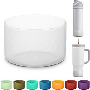 Silicone Boot for Owala Water Bottle 24 oz 32 oz 40 oz, Anti-Slip Protective Sleeve for FreeSip/Twist/Flip Stainless Steel Water Bottles Accessories