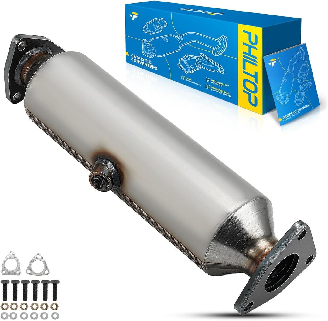 PHILTOP Catalytic Converter Direct Fits Odyssey 1999-2004 3.5L, Accord 1998-2002 3L, TL 1999-2003 3.2L, CL 2001-2003 3.2L, Stainless Steel Shell 16369, 642717, 40358 Catalyst Convertor (EPA Compliant)
