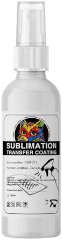 Sublimation Coating Spray for Cotton Shirts: Transfer Spray for All Cotton & Polyester Fabrics - Pillow, Canvas, Carton, Tote Bags and More
