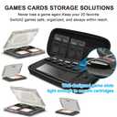 Switch 2 Accessories Bundle for Nintendo Switch 2,13 in 1 Travel Carrying Case Kit with Screen Protector,Clear Shell,Blue Red Silicone Cover for Joycons,20 Game Card Holder,4 Thumb Grip Caps,Black,2025