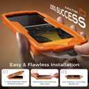 NeverBreak 9H+ Hardness for iPhone 17 Pro Screen Protector 12FT Military Grade Protection (Scratch, Shatter, Drop Resistance) Tempered Glass Full Edge Coverage 6.3" 2025, 2 Pack with De-Bubble Card