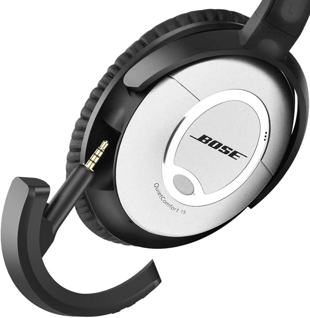 aptX Wireless Bluetooth 5.0 Adapter for Bose QuietComfort QC 15 with Mic/Volume Control, Black